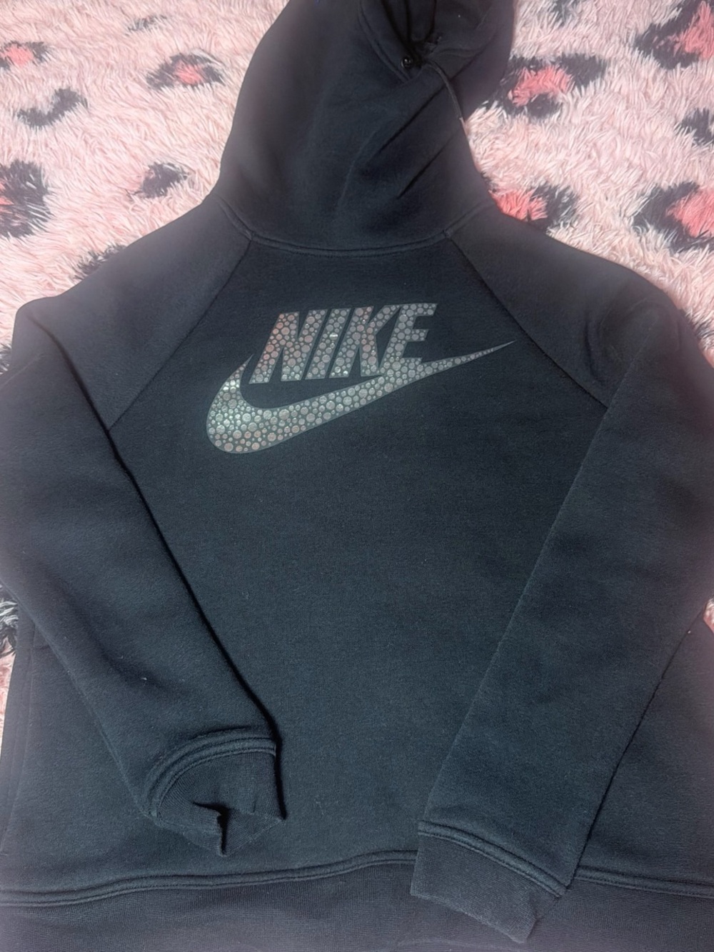 Nike Black Hoodie with Red Tag